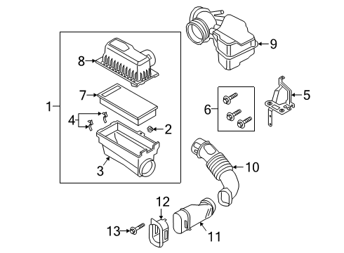 2021 Ford Explorer Filters Diagram 3 - Thumbnail