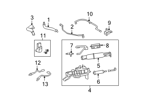 2008 Ford Expedition Emission Components Diagram