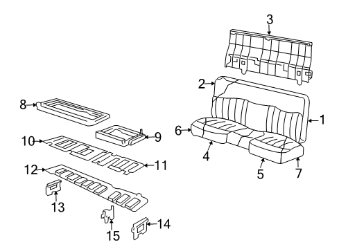 1998 Ford F-150 Pad Diagram for F65Z1863841BA