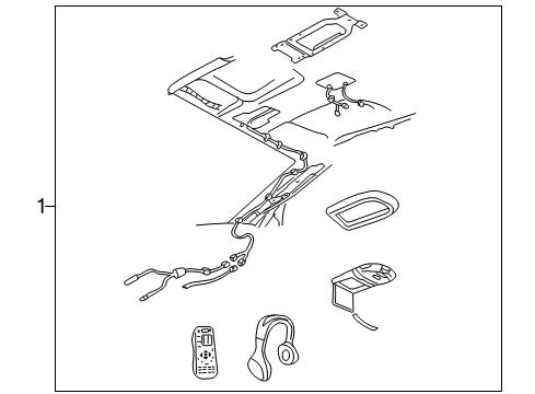 2005 Mercury Mariner Electrical Components Diagram 1 - Thumbnail