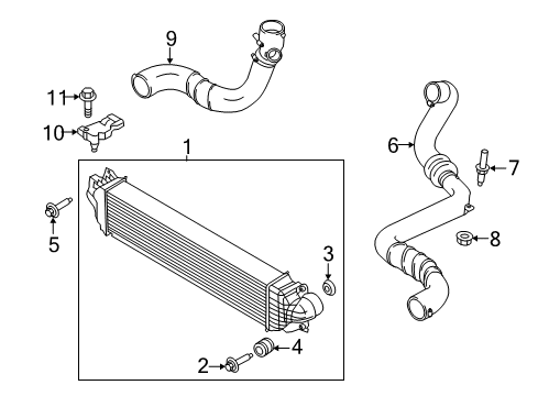 2015 Lincoln MKZ Intercooler Diagram