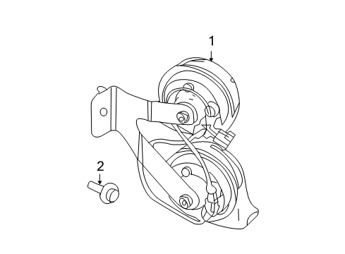 2012 Ford Fusion Horn Diagram 2 - Thumbnail