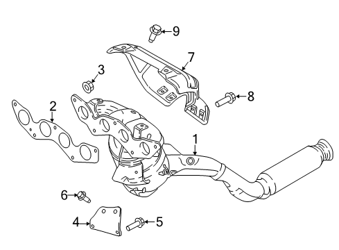 2018 Ford EcoSport Exhaust Manifold Diagram 2 - Thumbnail