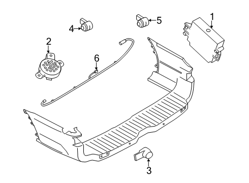 2015 Ford Transit-350 Parking Aid Diagram 3 - Thumbnail