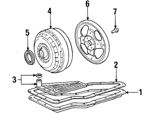 2001 Ford Windstar Transaxle Parts Diagram