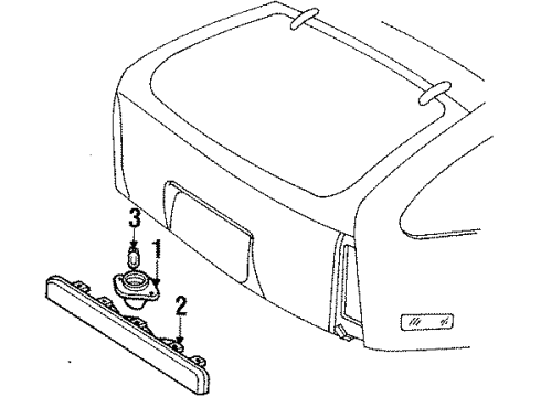 1986 Mercury Sable License Lamps Diagram