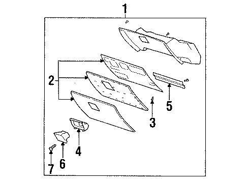 2000 Ford Crown Victoria Glove Box Diagram