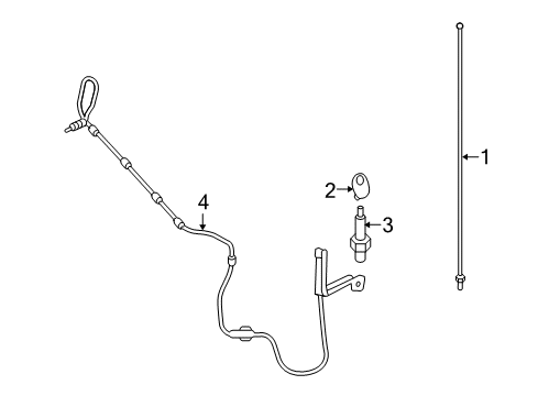 2008 Ford Explorer Sport Trac Antenna & Radio Diagram 1 - Thumbnail