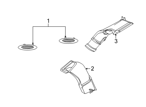 2014 Ford Explorer Ducts Diagram