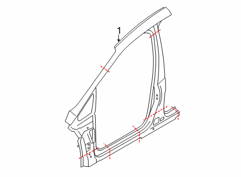 2014 Ford C-Max Aperture Panel Diagram