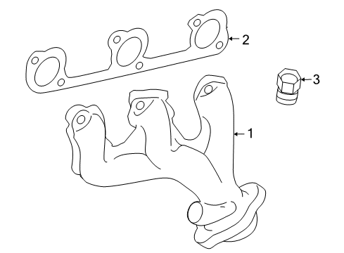 2007 Ford Explorer Sport Trac Exhaust Manifold Diagram 1 - Thumbnail