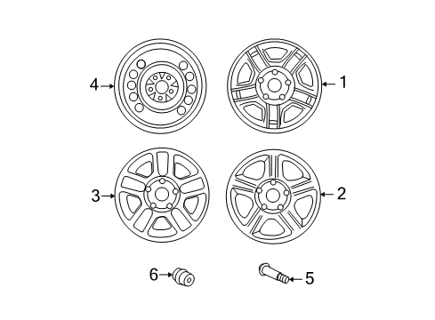 2003 Ford Escape Wheels Diagram