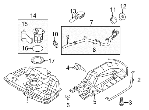 2012 Lincoln MKZ Fuel Supply Diagram 2 - Thumbnail