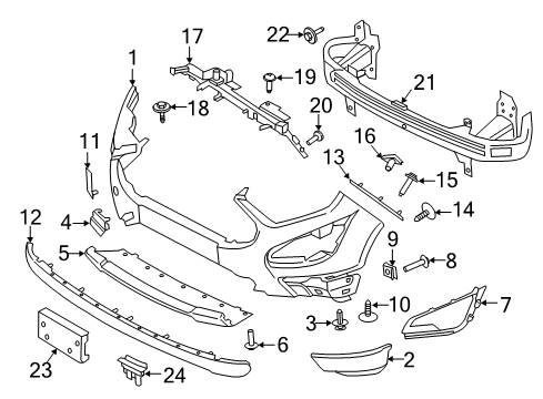 2019 Ford EcoSport PROTECTOR Diagram for JN1Z-8419-AA