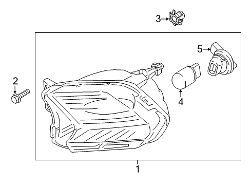 2017 Ford Escape Bulbs Diagram 5 - Thumbnail