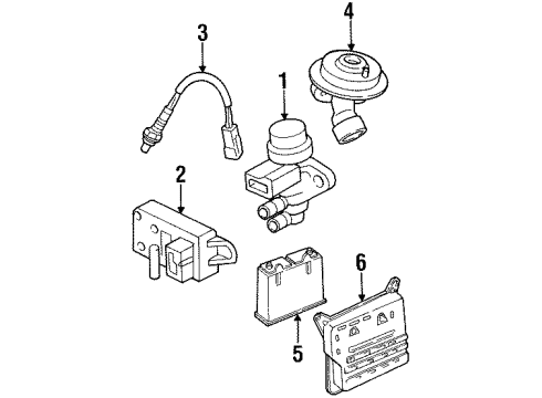 2000 Ford Crown Victoria EGR System Diagram