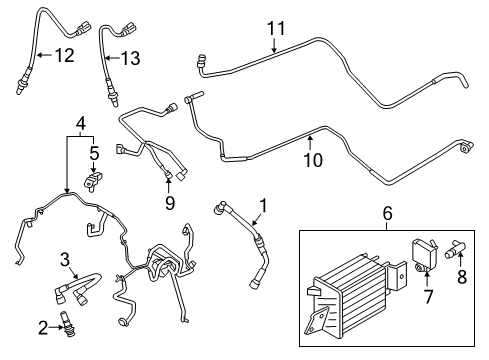 2016 Ford F-150 Emission Components Diagram 1 - Thumbnail