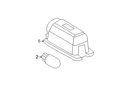 2014 Ford Explorer License Lamps Diagram