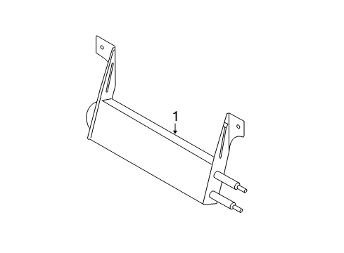 2008 Ford F-250 Super Duty Power Steering Oil Cooler Diagram 1 - Thumbnail