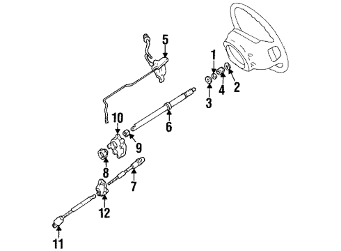 1996 Ford Ranger Shaft & Internal Components Diagram 2 - Thumbnail