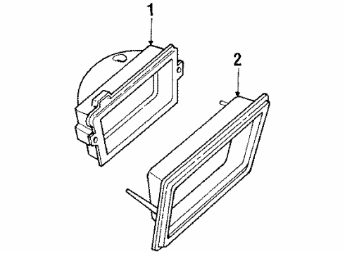 1984 Mercury Marquis Corner Lamps Diagram