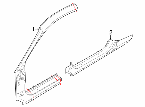 2024 Ford Mustang Aperture Panel Diagram 2 - Thumbnail