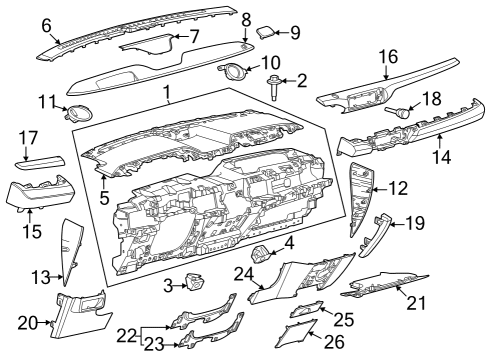 2021 Ford Mustang Mach-E Screw And Washer Assembly Diagram for -W713437-S451