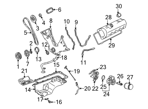 2004 Ford Mustang Filters Diagram 6 - Thumbnail