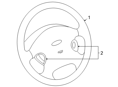 2007 Mercury Mariner Steering Column & Wheel, Steering Gear & Linkage Diagram 7 - Thumbnail