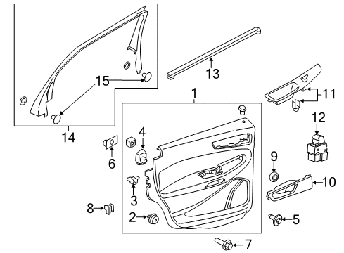 2021 Ford Edge Front Door, Electrical Diagram 4 - Thumbnail