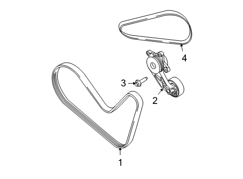 2012 Ford Escape Belts & Pulleys, Maintenance Diagram 3 - Thumbnail