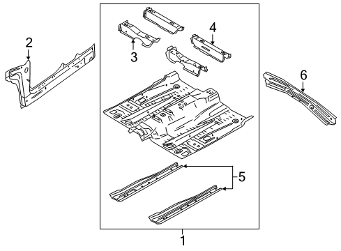 2017 Lincoln MKX Floor Diagram