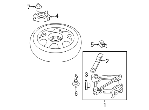 2018 Lincoln Continental Jack & Components Diagram