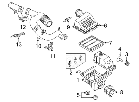 2017 Lincoln Navigator Air Intake Diagram