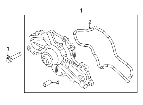 2018 Ford Police Interceptor Sedan Water Pump Diagram 1 - Thumbnail