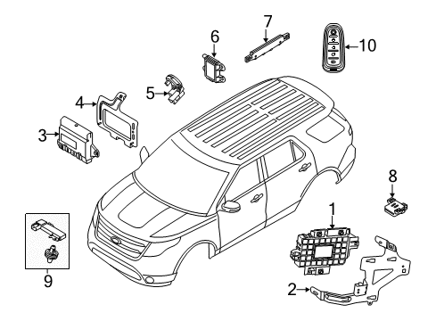 2014 Ford Explorer Alarm System Diagram