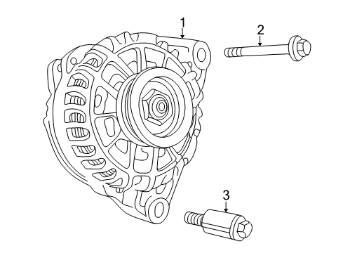 2002 Ford Thunderbird Alternator Diagram 2 - Thumbnail