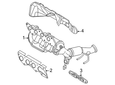 2023 Ford Maverick Exhaust Manifold Diagram