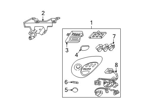 2002 Lincoln Blackwood Overhead Console Diagram