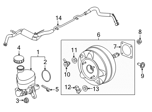 2019 Ford Mustang Dash Panel Components Diagram 3 - Thumbnail