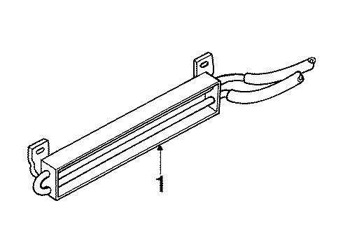 1999 Mercury Mystique Coil Cooling Diagram for XS2Z3D746EA