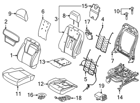 2023 Ford F-150 Power Seats Diagram 5 - Thumbnail