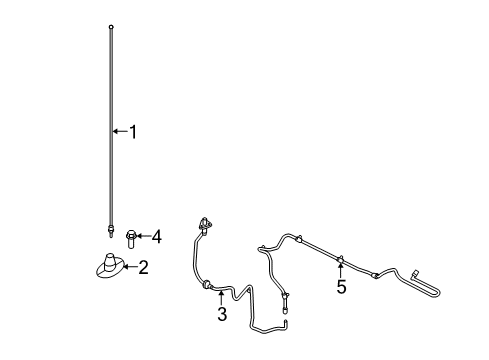 2014 Ford F-150 Antenna & Radio Diagram 3 - Thumbnail