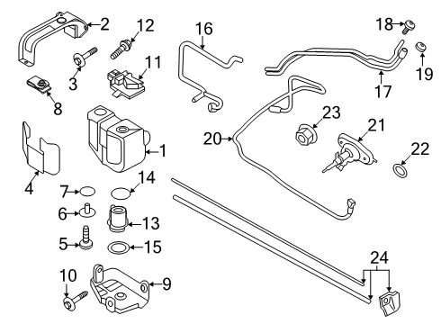 2019 Ford F-350 Super Duty Diesel Aftertreatment System Diagram