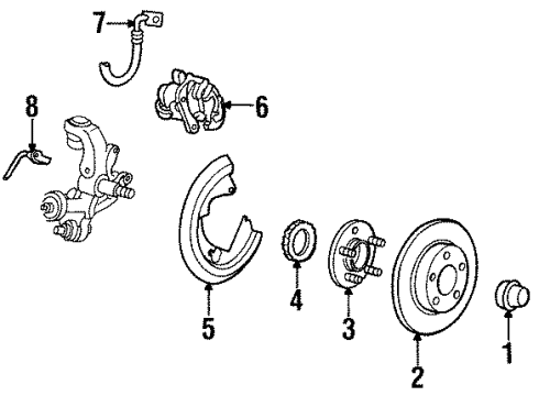 1997 Lincoln Continental Anti-Lock Brakes Diagram