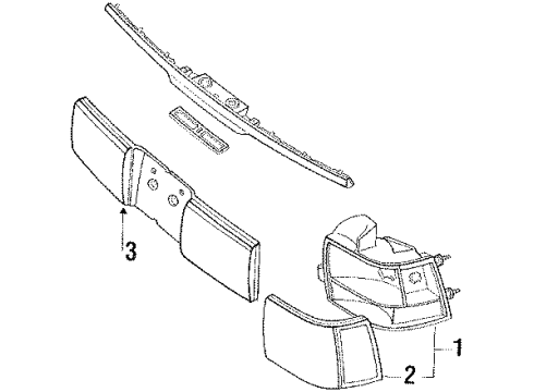 1992 Lincoln Continental Tail Lamps Diagram