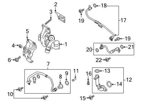 2020 Ford Edge Turbocharger Diagram 2 - Thumbnail