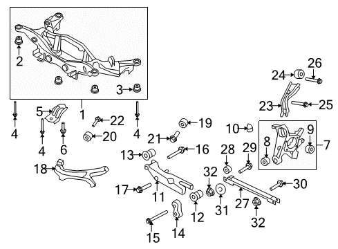 2009 Ford Taurus X Link Diagram for 8G1Z-5500-A