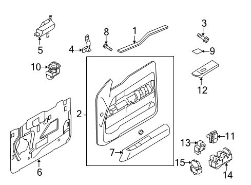 2011 Ford F-150 Front Door Diagram 4 - Thumbnail