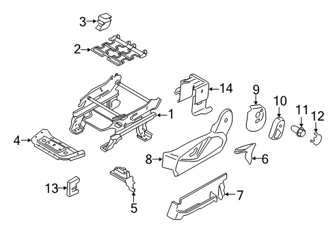 2019 Ford Transit Connect Cap - Handwheel Diagram for DT1Z-58617K71-AB